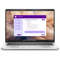 Ноутбук Dell Pro 14 Plus Core Ultra 5 235U 16Gb SSD512Gb Intel Graphics 14" WVA FHD+ (1920x1200) Linux grey WiFi BT Cam (PRO14PL-5653)