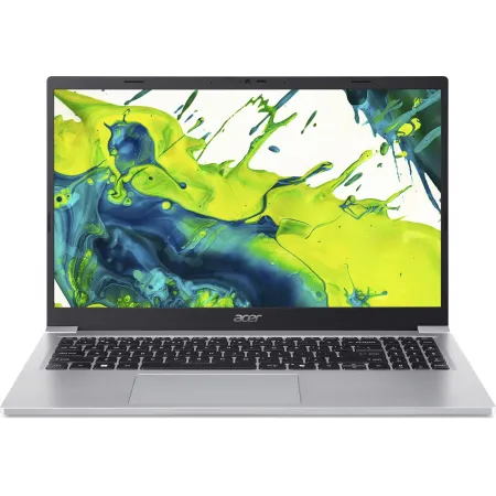 Ноутбук Acer Aspire Lite AL15-36P-C9XQ N-series N150 8Gb SSD256Gb Intel Graphics 15.6" IPS FHD (1920x1080) без ОС silver WiFi BT Cam 6000mAh (NX.DGJCD.004)
