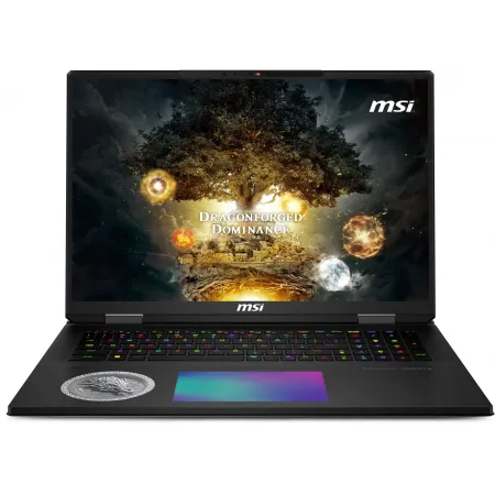 Ноутбук MSI Titan Dragon Edition 18 HX A2XWIG-1020RU Core Ultra 9 285HX 64Gb SSD4Tb NVIDIA GeForce RTX5080 16Gb 18" IPS UHD+ (3840x2400) Windows 11 Home black WiFi BT Cam (9S7-1824A5-1020)