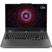 Ноутбук Lenovo LOQ 15ARP9 Ryzen 5 7235HS 16Gb SSD512Gb NVIDIA GeForce RTX4050 6Gb 15.6" IPS FHD (1920x1080) без ОС grey WiFi BT Cam (83JC00LBRK)
