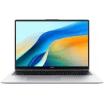 Ноутбук Huawei MateBook D 16 MCLG-X MitchellG-W5651 Core i5 13420H 16Gb SSD512Gb Intel UHD Graphics 16" IPS (1920x1200) без ОС silver WiFi BT Cam (53014MTX)