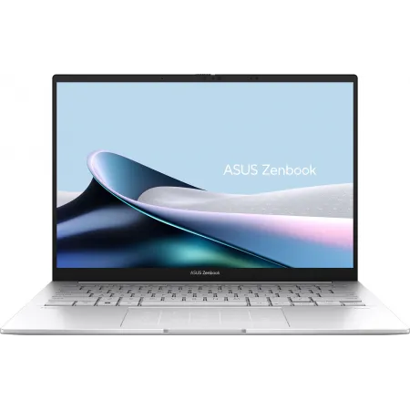 Ноутбук Asus Zenbook 14 UX3405CA-ST1093 Core Ultra 9 285H 32Gb SSD512Gb Intel Graphics 14" OLED 3K (2880x1800) без ОС silver WiFi BT Cam Bag (90NB14W2-M01LJ0)
