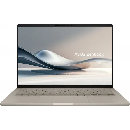 Ноутбук Asus Zenbook 14 UX3407NA-QD100W Snapdragon X2 Elite 32Gb SSD1Tb Qualcomm Adreno 14" OLED WUXGA (1920x1200) Windows 11 Home beige WiFi BT Cam Bag (90NB1711-M007R0)