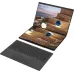 Ноутбук Asus ZenBook Duo UX8407AA-SN279X Core Ultra 9 386H 32Gb SSD1Tb Intel Graphics 14" OLED Touch 3K (2880x1800) Windows 11 Pro dk.grey WiFi BT Cam (90NB16V1-M00F80)