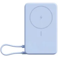 Мобильный аккумулятор Xiaomi Magnetic BHR08PCGL 10000mAh QC3.0/PD3.0 33W 3A USB-C беспров.зар. голубой