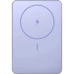 Мобильный аккумулятор Xiaomi Super Slim Magnetic 5000mAh QC3.0/PD3.0 22.5W 3A USB-C беспров.зар. фиолетовый (BHR08PNGL)