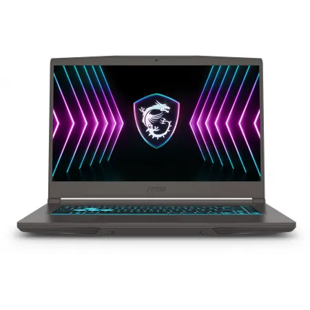 Ноутбук MSI Thin 15 B2RVE-3450XRU Core 5 210H 16Gb SSD512Gb NVIDIA GeForce RTX4050 6Gb 15.6" IPS FHD (1920x1080) без ОС grey WiFi BT Cam (9S7-16R831-3450)