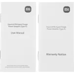 Сетевое зар./устр. Xiaomi 67W HyperCharge Power Adapter 67W 3.25A (PD) USB универсальное белый (BHR07SKEU)