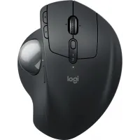 Трекбол Logitech Trackball MX Ergo S графитовый оптическая 2048dpi silent беспров. BT/Radio USB 8but (910-007261)