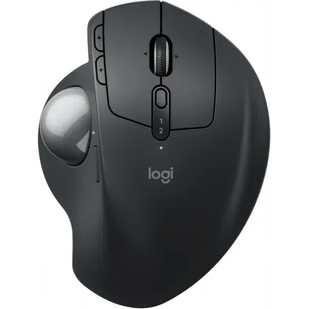 Трекбол Logitech Trackball MX Ergo S графитовый оптическая 2048dpi silent беспров. BT/Radio USB 8but (910-007261)