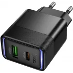 Сетевое зар./устр. Hoco CS112A Lounge PD30W+QC3.0 30W 3A (PD+QC) универсальное черный (80387)