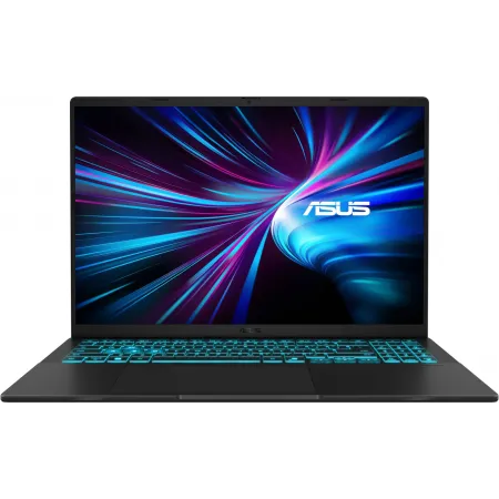 Ноутбук Asus V16 V3607VM-TK220 Core 5 210H 16Gb SSD512Gb NVIDIA GeForce RTX 5060 8Gb 16" IPS WUXGA (1920x1200) без ОС black WiFi BT Cam (90NB16K1-M00HK0)