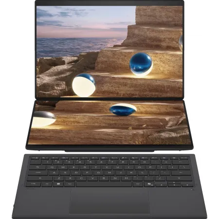 Ноутбук Asus ZenBook Duo UX8407AA-SN426X Core Ultra X7 358H 32Gb SSD1Tb Intel Arc 14" OLED Touch 3K (2880x1800) Windows 11 Pro grey WiFi BT Cam (90NB16V1-M00P90)