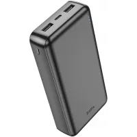 Мобильный аккумулятор Hoco J100A 20000mAh 2.1A 2xUSB-A черный