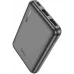 Мобильный аккумулятор Hoco J115 5000mAh 18.5W 2A 2xUSB-A черный Мобильный аккумулятор Hoco J115 5000mAh 18.5W 2A 2xUSB-A черный