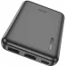 Мобильный аккумулятор Hoco J115 5000mAh 18.5W 2A 2xUSB-A черный Мобильный аккумулятор Hoco J115 5000mAh 18.5W 2A 2xUSB-A черный