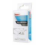 Сетевое зар./устр. Buro TJ-159w 10.5W 2.1A USB-A универсальное белый