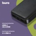 Мобильный аккумулятор Buro T4-10000 10000mAh 10W 2A 2xUSB-A черный (T4-10000-BK)