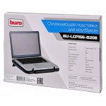 Подставка для ноутбука Buro BU-LCP156-B208 15.6"355x260x21мм 2xUSB 2x 80ммFAN 560г металлическая сетка/пластик черный