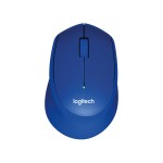 Мышь Logitech M330 Silent Plus синий оптическая 1000dpi silent беспров. USB 2but (910-004910)