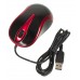 Мышь A4Tech V-Track Padless N-360 красный/черный оптическая 1200dpi USB 3but (N-360-2)