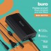 Блок питания Buro BUM-0031T65 ручной 65W 12V-24V 11-connectors 3.2A 1xUSB 0.6A от бытовой электросети/от прикуривателя