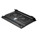 Подставка для ноутбука Deepcool N8 (DP-N24N-N8SR) 17" 380x278x55мм 25дБ 3xUSB 2x 140ммFAN 1244г алюминий серебристый