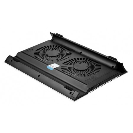 Подставка для ноутбука Deepcool N8 (DP-N24N-N8SR) 17" 380x278x55мм 25дБ 3xUSB 2x 140ммFAN 1244г алюминий серебристый