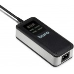 Блок питания Buro BUM-0065A90 автоматический 90W 15V-20V 11-connectors 5A 1xUSB 2.1A от бытовой электросети LСD индикатор