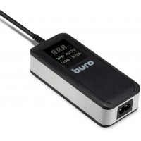 Блок питания Buro BUM-0065A90 автоматический 90W 15V-20V 11-connectors 5A 1xUSB 2.1A от бытовой электросети LСD индикатор