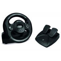 Руль Sven GC-W300 10кноп. (с педалями) черный