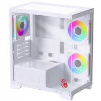 Корпус Bloody BD-CC103F белый без БП mATX 7x120mm 1xUSB2.0 1xUSB3.0 audio bott PSU