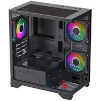 Корпус Bloody BD-CC103F черный без БП mATX 7x120mm 1xUSB2.0 1xUSB3.0 audio bott PSU