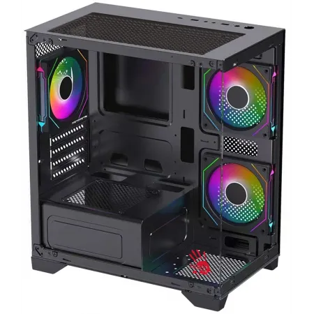 Корпус Bloody BD-CC103F черный без БП mATX 7x120mm 1xUSB2.0 1xUSB3.0 audio bott PSU