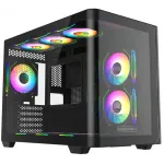 Корпус Bloody BD-CC112 черный без БП mATX 9x120mm 2xUSB3.0 audio bott PSU