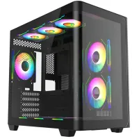 Корпус Bloody BD-CC112 черный без БП mATX 9x120mm 2xUSB3.0 audio bott PSU Корпус Bloody BD-CC112 черный без БП mATX 9x120mm 2xUSB3.0 audio bott PSU