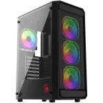 Корпус Bloody BD-CC114 черный без БП ATX 8x120mm 1xUSB2.0 1xUSB3.0 audio bott PSU