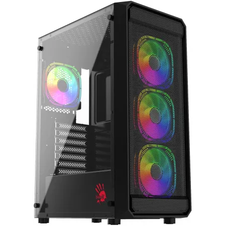 Корпус Bloody BD-CC114 черный без БП ATX 8x120mm 1xUSB2.0 1xUSB3.0 audio bott PSU