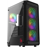 Корпус Bloody BD-CC114F черный без БП ATX 4x120mm 1xUSB2.0 1xUSB3.0 audio bott PSU