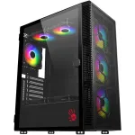 Корпус Bloody BD-CC116 черный без БП ATX 8x120mm 1xUSB2.0 1xUSB3.0 audio bott PSU