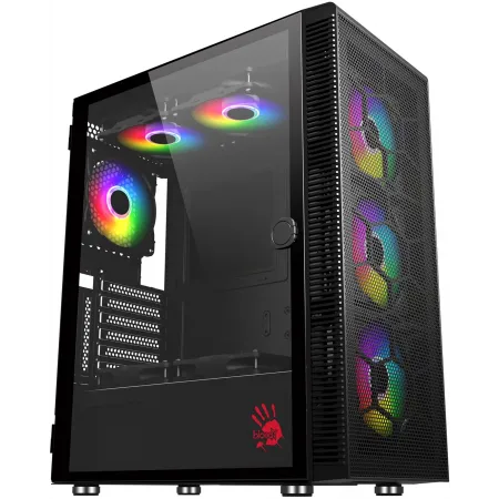 Корпус Bloody BD-CC116 черный без БП ATX 8x120mm 1xUSB2.0 1xUSB3.0 audio bott PSU