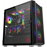 Корпус Bloody BD-CC119 черный без БП ATX 7x120mm 2xUSB3.0 audio bott PSU