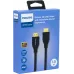 Кабель аудио-видео Philips 4K 60 Гц Ultra HD HDMI/HDMI 1.5м. позолоч.конт. черный (SWV4110/56)