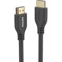 Кабель аудио-видео Philips 8K 60 Гц Ultra HD HDMI/HDMI 1.5м. позолоч.конт. серый (SWV7110/56)