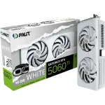 Видеокарта Palit PCI-E 5.0 PA-RTX5060TI WHITE OC NVIDIA GeForce RTX 5060TI 16Gb 128bit GDDR7 2407/28000 HDMIx1 DPx3 HDCP Ret