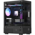 Корпус Formula Crystal Z1CM v2 черный без БП mATX 5x120mm 1xUSB3.0 audio bott PSU