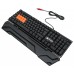 Клавиатура A4Tech Bloody B3370R черный USB Multimedia for gamer LED (подставка для запястий)