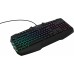 Клавиатура Оклик 777G PSYCHO черный USB Multimedia for gamer LED (подставка для запястий)