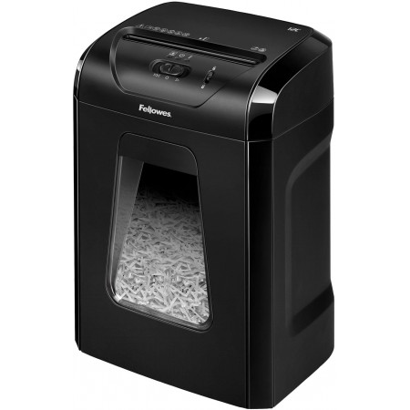 Шредер Fellowes PowerShred 12C (секр.P-4) фрагменты 12лист. 18лтр. скобы пл.карты