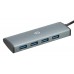 Разветвитель USB-C Digma HUB-4U3.0-UC-G 4порт. серый